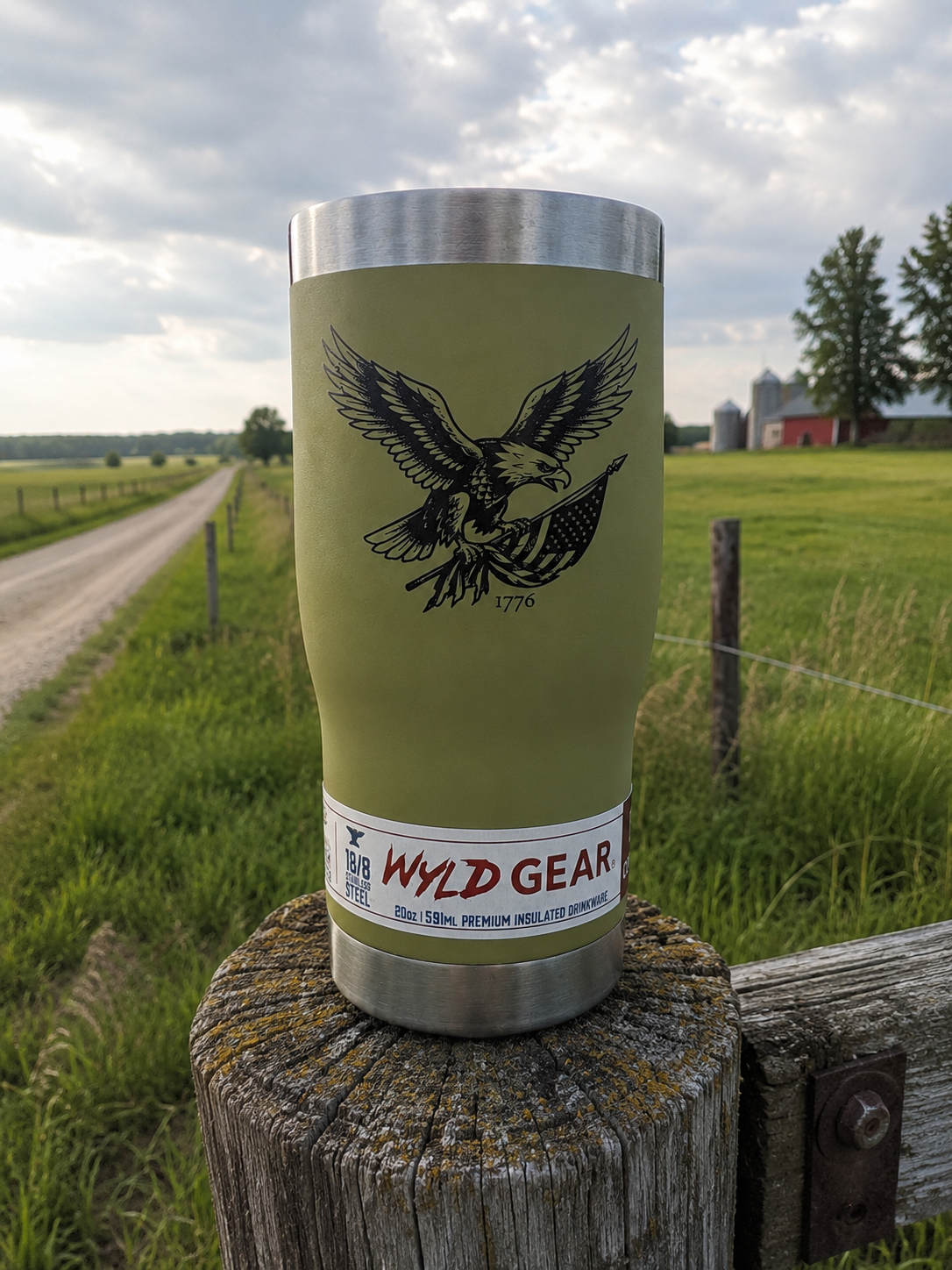 LandGuys 20oz Tumbler - 1776 American Collection